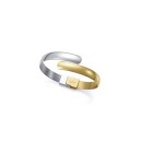Pulsera Viceroy Fashion 75370P01012 Mujer - Rígida Acero Bicolor, Diámetro 6cm