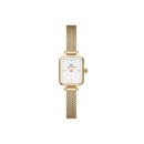 Reloj Mujer Daniel Wellington DW00100725 - Quadro Mini Evergold, Malla Dorada