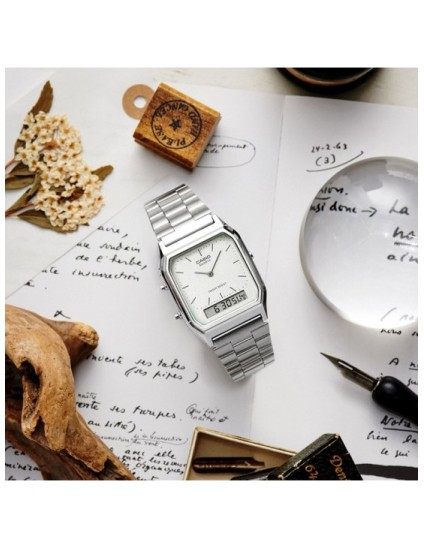 Reloj Analógico Casio AQ-230A-7AMQY Unisex | Joyería Parejo