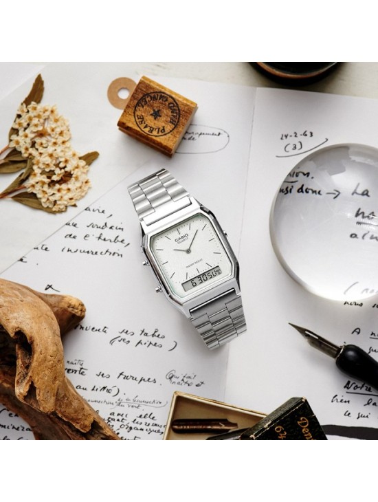 Reloj Analógico Casio AQ-230A-7AMQY Unisex | Joyería Parejo