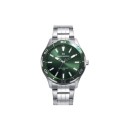 Reloj Hombre Mark Maddox HM1016-66 – Acero, 44 mm, Esfera Verde
