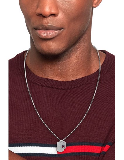 Tommy Hilfiger TH Monogram Necklace 2790465 for Men | Joyería Parej