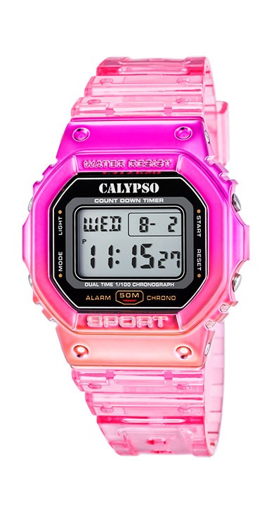 Calypso Orologio Unisex K5841, Rosa Viola K5841/6