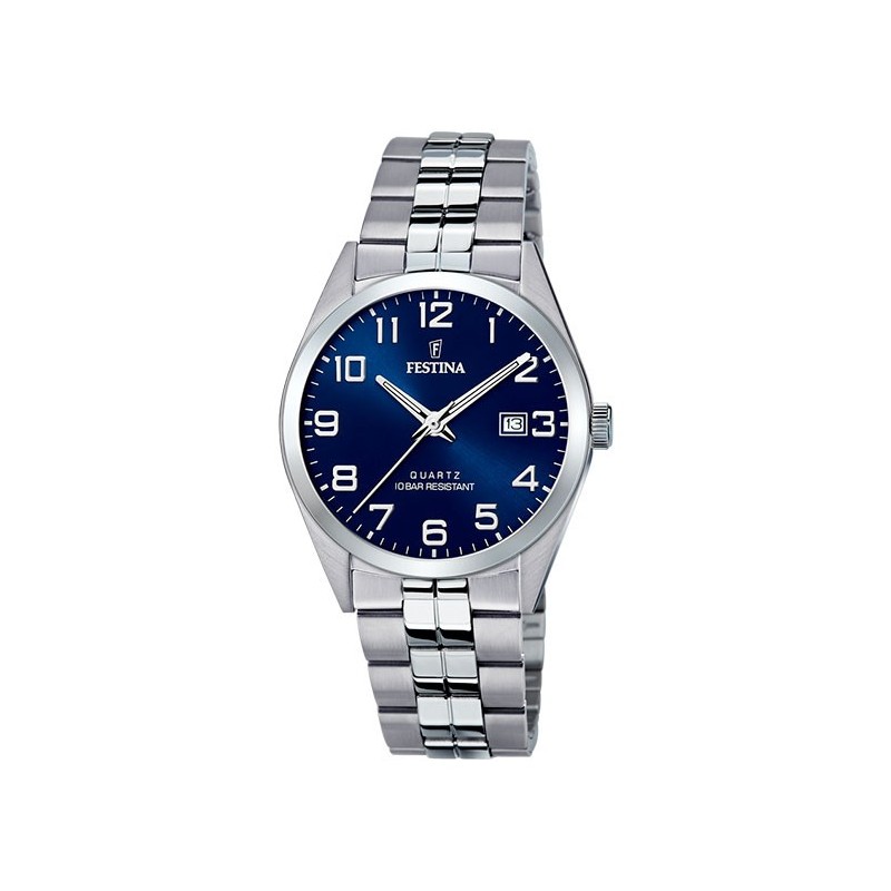 Relógio Festina Clássico em Aço F20437/3 Homem | Joyeria Parejo