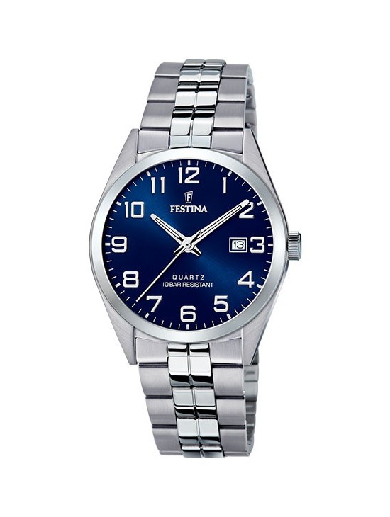 Relógio Festina Clássico em Aço F20437/3 Homem | Joyeria Parejo