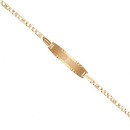 Esclava de Oro para bebé 18K. 750Mls Lisa DR1603