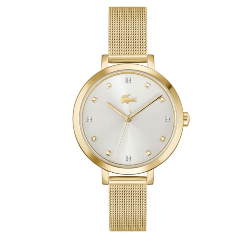 Relógio Lacoste Riga Dourado para Mulher - Elegância e Estilo