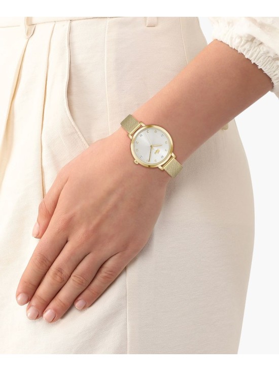 Relógio Lacoste Riga Dourado para Mulher - Elegância e Estilo