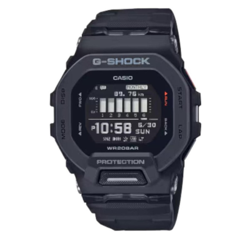 Reloj G-Shock Casio GBD-200-1 Unisex Smartphone Link | Joyería Parejo