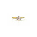 Anillo de Oro 18K con circonitas  4410 Mujer