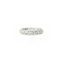 Anillo Oro Blanco 18K Circonitas 416-119 Mujer