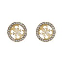 Pendientes Mujer Guess JUBE04164JWYGT-U - Acero Dorado Pedrería