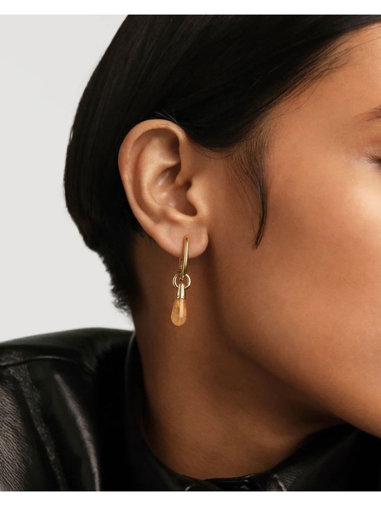 Pendiente Aro PDPaola Aventurina PG01-095-U Mujer | Joyería Parejo