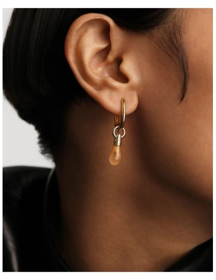 Pendiente Aro PDPaola Aventurina PG01-095-U Mujer | Joyería Parejo