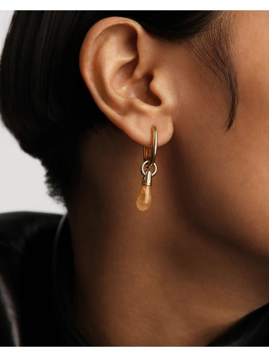 Pendiente Aro PDPaola Aventurina PG01-095-U Mujer | Joyería Parejo
