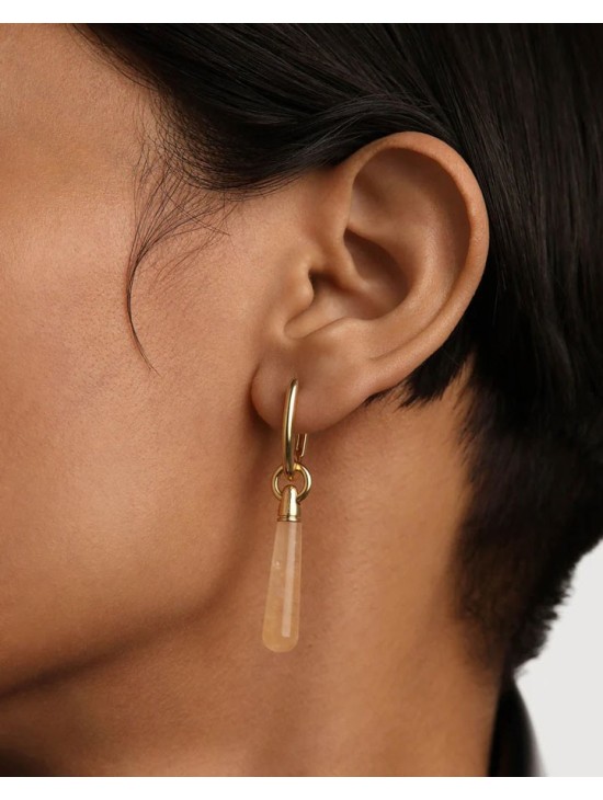 Pendiente Aro PDPaola Aventurina PG01-090-U Mujer | Joyería Parejo