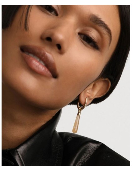 Pendiente Aro PDPaola Aventurina PG01-090-U Mujer | Joyería Parejo