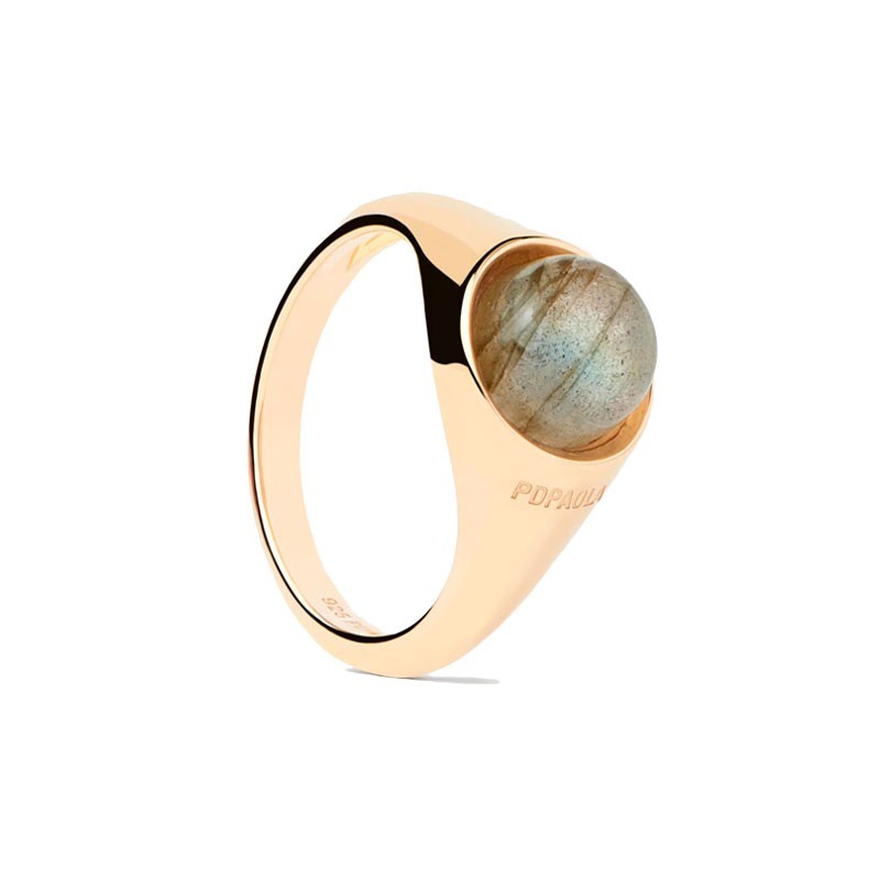 Anillo PDPaola Labradorita Moon AN01-B18-14 Mujer | Joyería Parejo