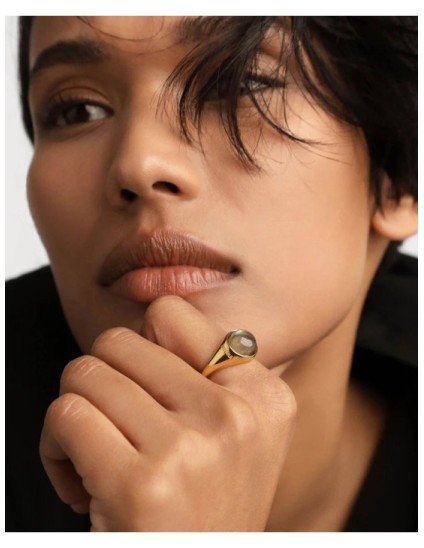 Anillo PDPaola Labradorita Moon AN01-B18-14 Mujer | Joyería Parejo