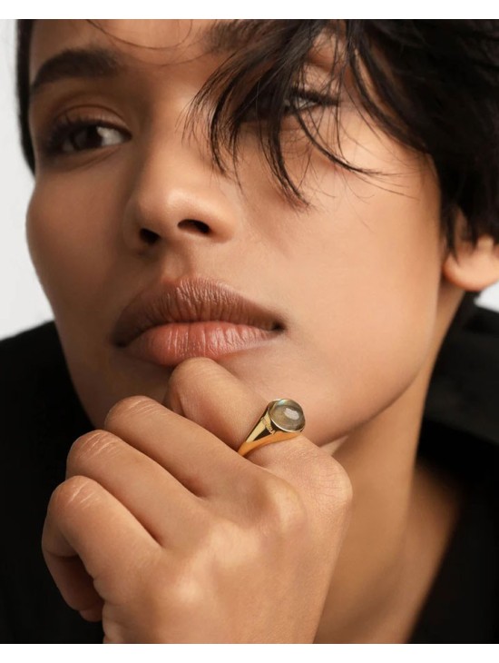 Anillo PDPaola Labradorita Moon AN01-B18-14 Mujer | Joyería Parejo