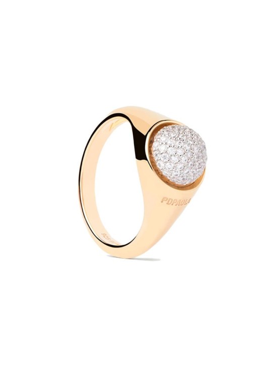 Anillo PDPaola Pavé Moon AN01-B21-14 Mujer | Joyería Parejo
