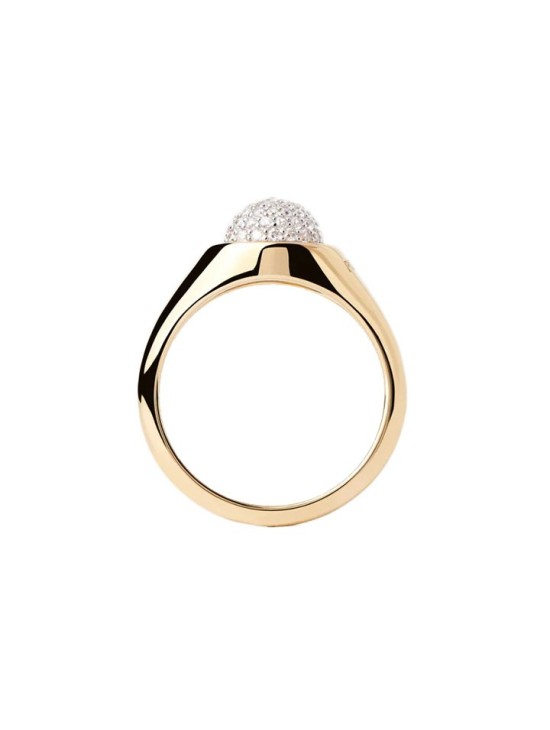 Anillo PDPaola Pavé Moon AN01-B21-14 Mujer | Joyería Parejo