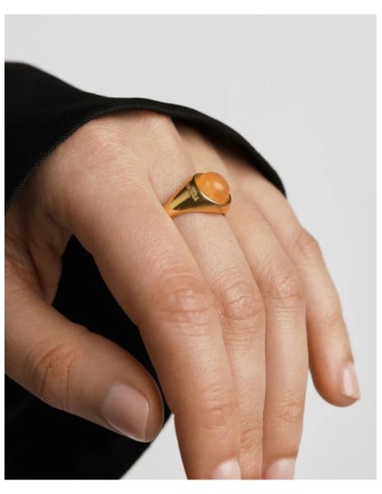 Anillo PDPaola Aventurina AN01-B20-14 Mujer | Joyería Parejo