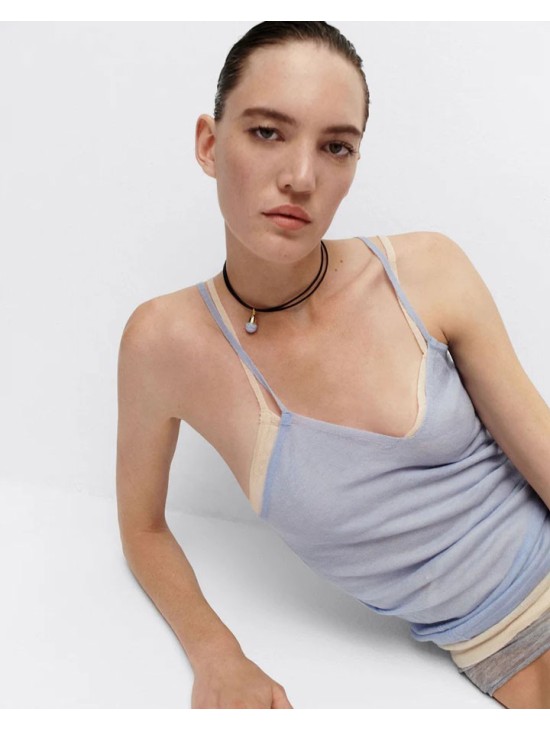 Colgante Charm PDPaola Ágata Azul PE01-084-U Mujer | Joyería Parejo