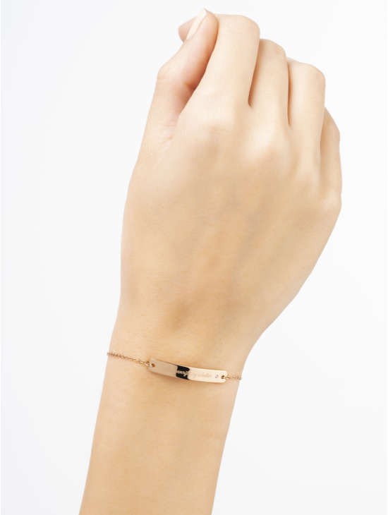PULSERA MR WONDERFUL Wonderful Words - ROSEGOLD | Joyería Parejo