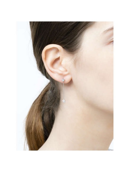 Pendientes Mr Wonderful Sparkling Silver - ¡Outlet!