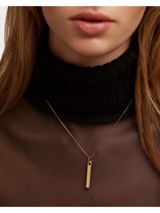 Collar PDPaola Flame Plata 925MM Dorado | Joyería Parejo