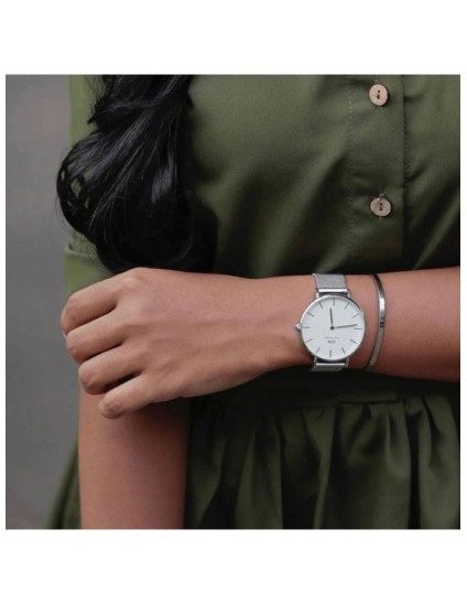 Pulsera Daniel Wellington Silver L DW00400002 | Joyería Parejo