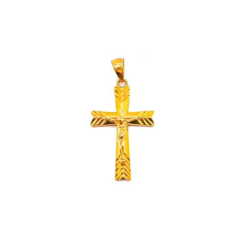 Cruz con Cristo Oro 18K ARP1076 | Joyería Parejo