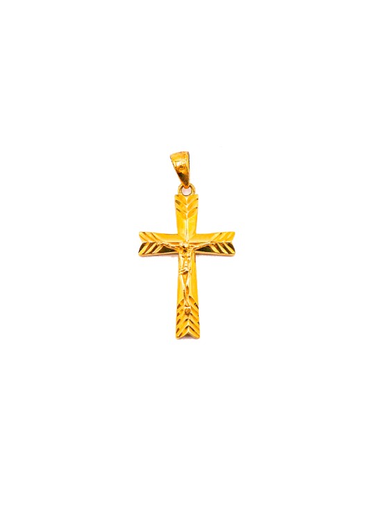 Cruz con Cristo Oro 18K ARP1076 | Joyería Parejo