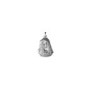Medalla de la Virgen de la Macarena de Sevilla Silueta en Plata de Ley 925 mls