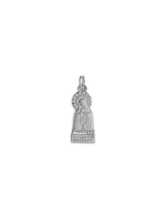 Medalla Virgen de la Paloma Silueta en Plata de Ley | Joyería Parejo