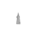 Medalla Virgen de la Paloma Silueta en Plata de Ley 925 mls
