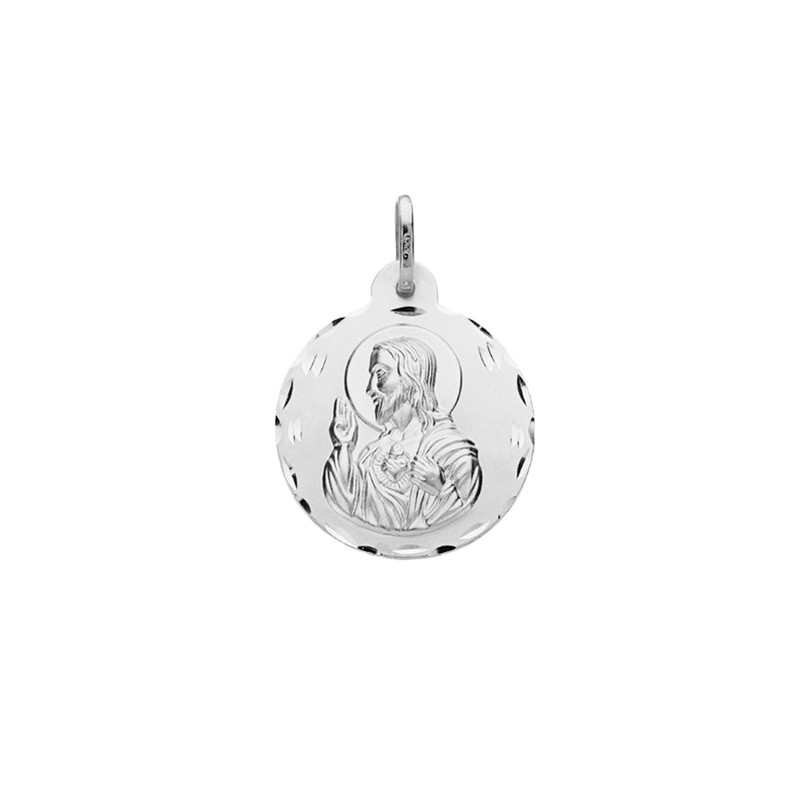 Medalla Sagrado Corazon Plata Ley Exclusiva | Compra Aquí