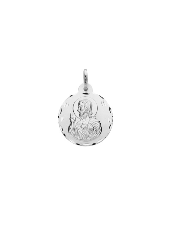 Medalla Sagrado Corazon Plata Ley Exclusiva | Compra Aquí