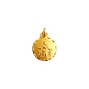 Medalla de Nuestra Señora de la Asunción de Cantillana en Oro 18k