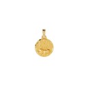 Medalla Redonda Nacimiento en Oro 18K