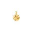 Medalla Redonda Querubín en Oro 18K