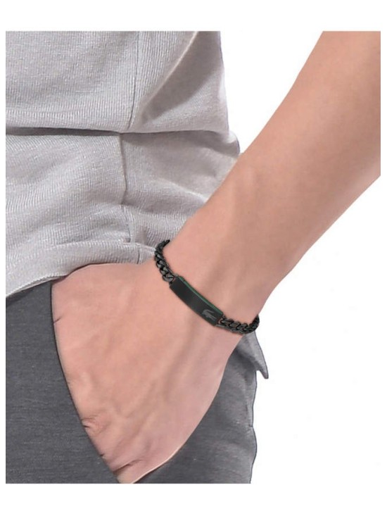Pulseira Lacoste Homem Preta | Compre Online Já