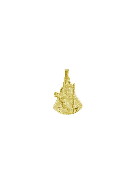 Virgin of Candelaria Silhouette Medal Tenerife Gold | Parejo Jewelr