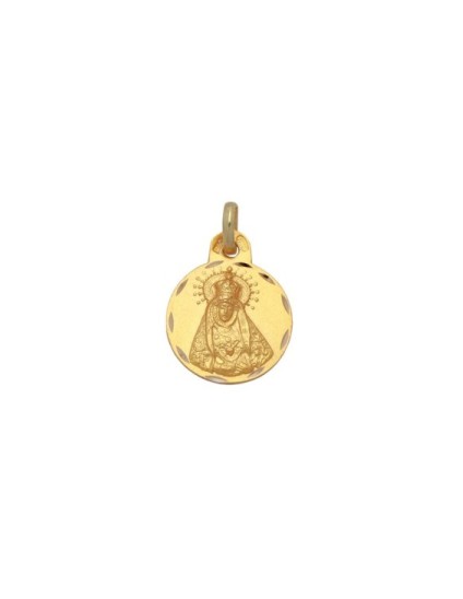 Medalha Redonda da Virgem dos Dolores em Ouro | Joyería Parejo