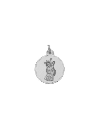 Medalla Redonda Cristo del Gran Poder Plata de Ley | Joyería Parejo