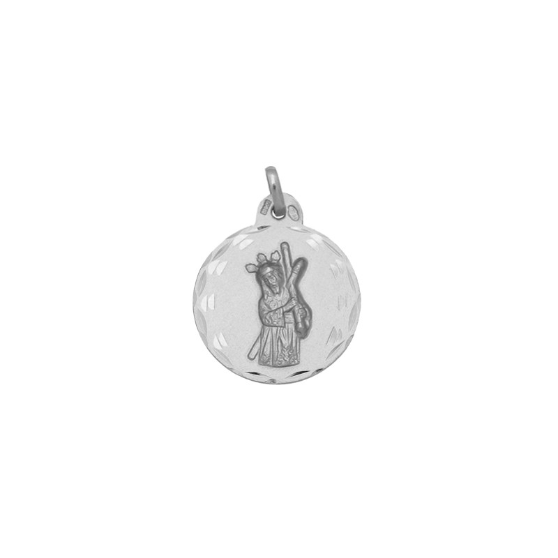 Medalla Redonda Cristo del Gran Poder Plata de Ley | Joyería Parejo