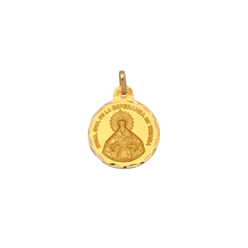 Medalla Nuestra Señora Esperanza Triana Oro 18k | Joyería Parejo