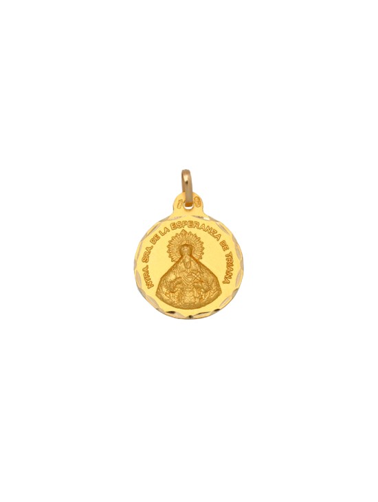 Medalla Nuestra Señora Esperanza Triana Oro 18k | Joyería Parejo