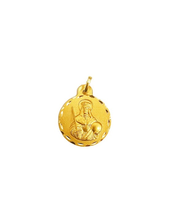Medalla Redonda San Fernando en Oro 18K | Joyería Parejo